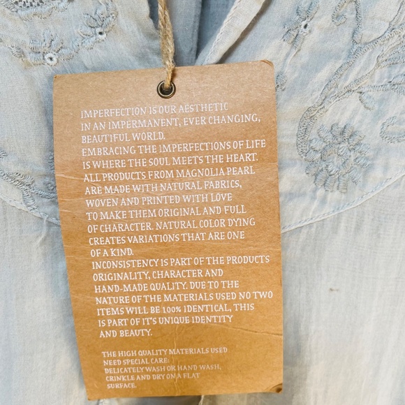 SOLD - Magnolia Pearl “Ines” silk shirt - NWT - Picture 7 of 9